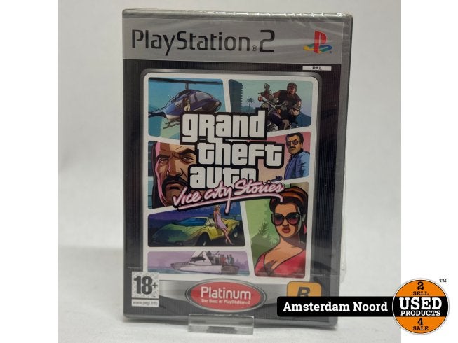 PS2 Grand Theft Auto Vice City Stories Platinum (SEALED), Spelcomputers en Games, Games | Sony PlayStation 2, Sony, Zo goed als nieuw