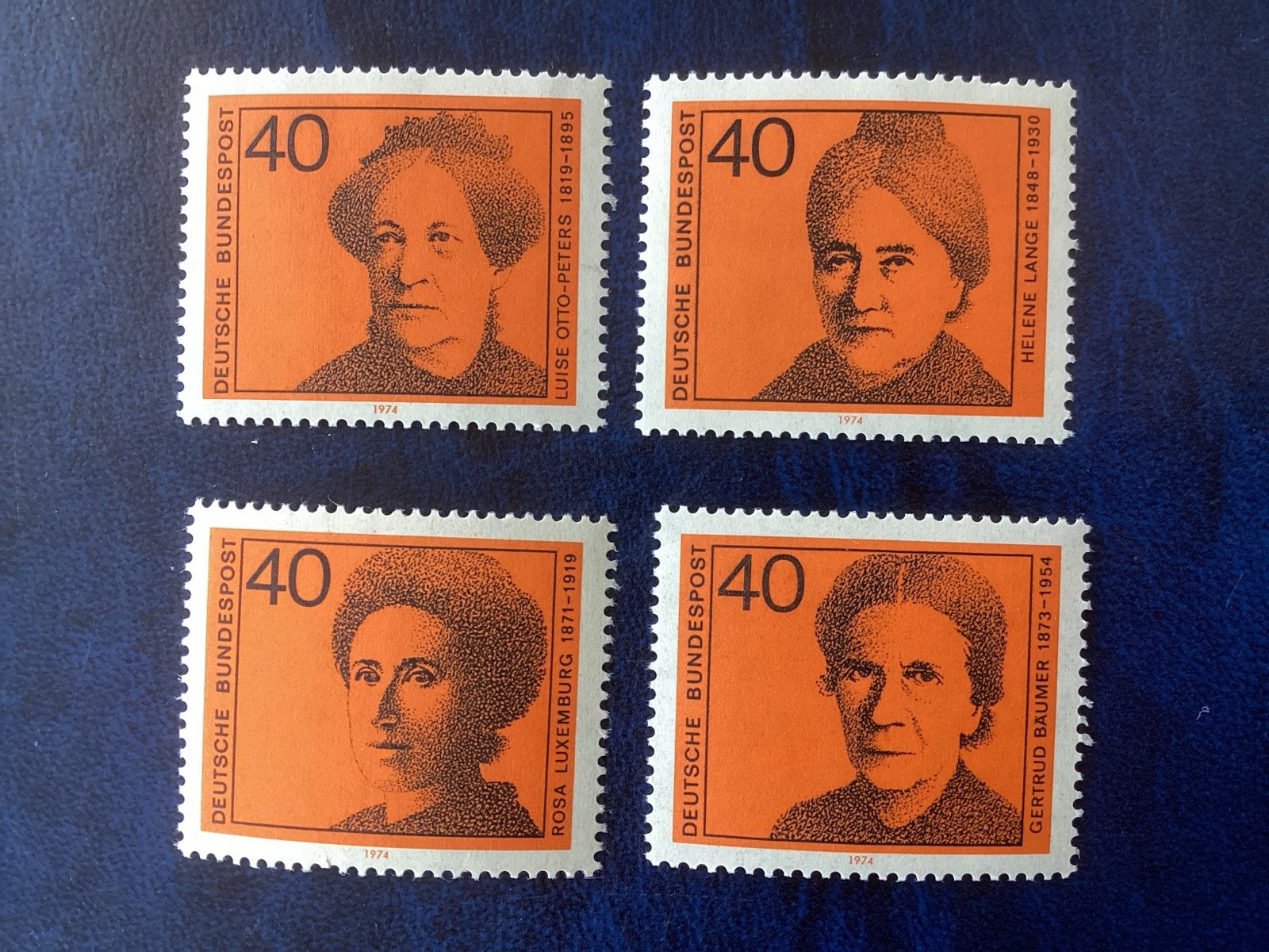 Duitse Bundespost postzegels 1974 - Vrouwenrechten postfris, Ophalen of Verzenden, BRD, Postfris