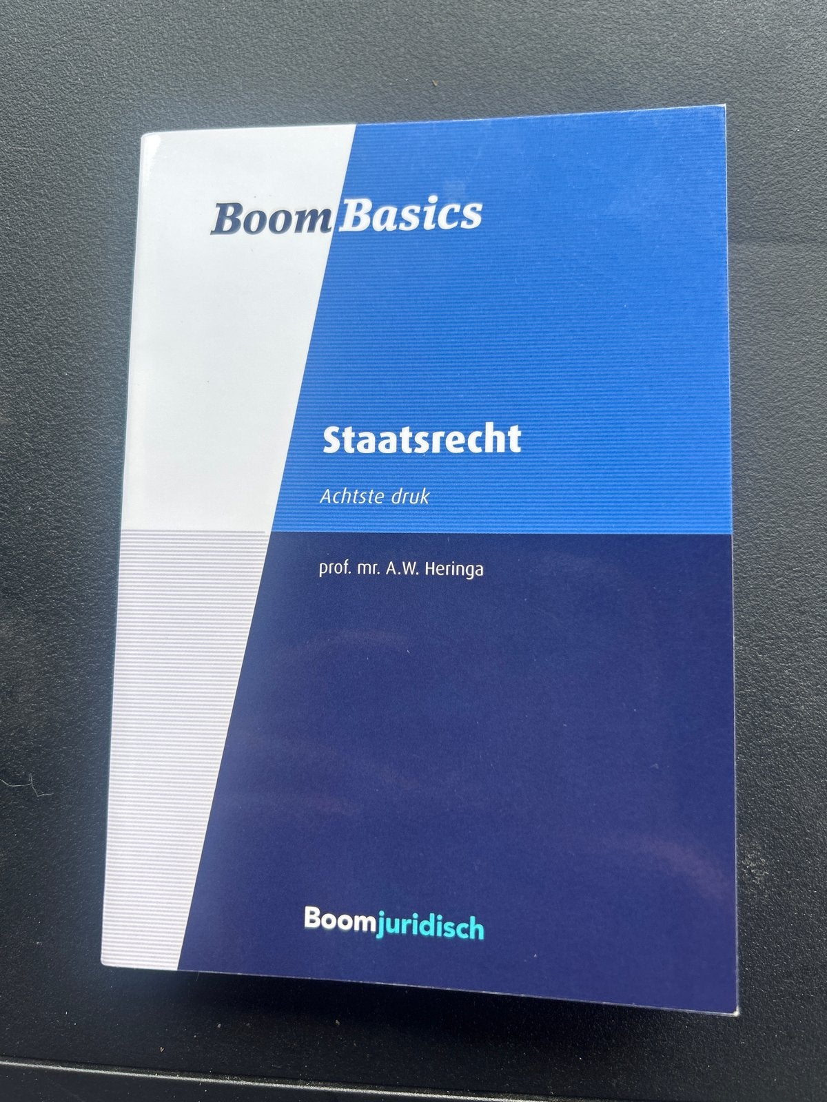 BoomBasics Staatsrecht - Achtste druk, Boeken, Studieboeken en Cursussen, Ophalen of Verzenden, Gamma, Zo goed als nieuw, HBO
