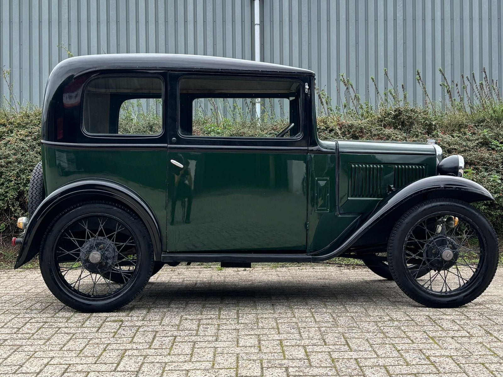 Austin Seven RP Saloon 1933 / Oldtimer / Klassieker/ Trail !, Auto's, Lederen bekleding, 747 cc, Leder, Handgeschakeld