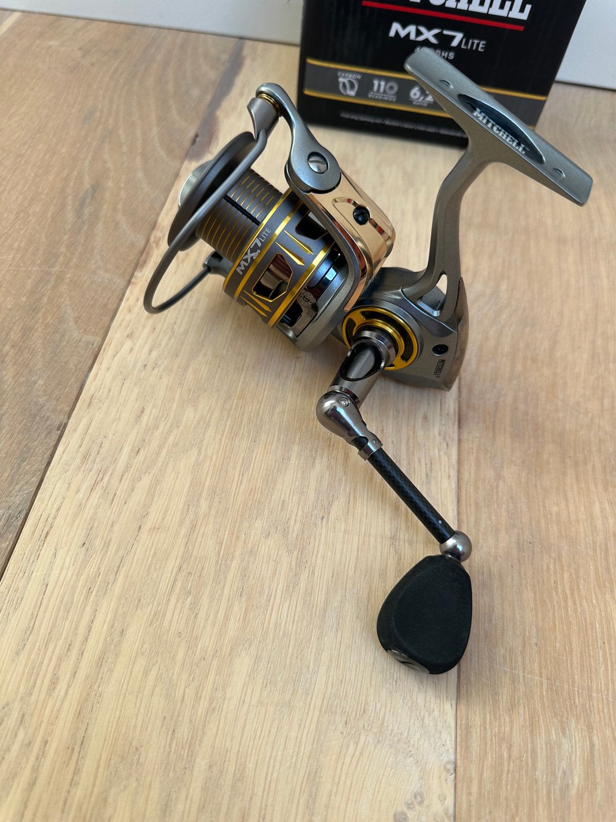 Nieuwe Mitchell MX7 Lite 4000 molen, 11 lagers, Mitchell, Molen, Nieuw, Ophalen of Verzenden