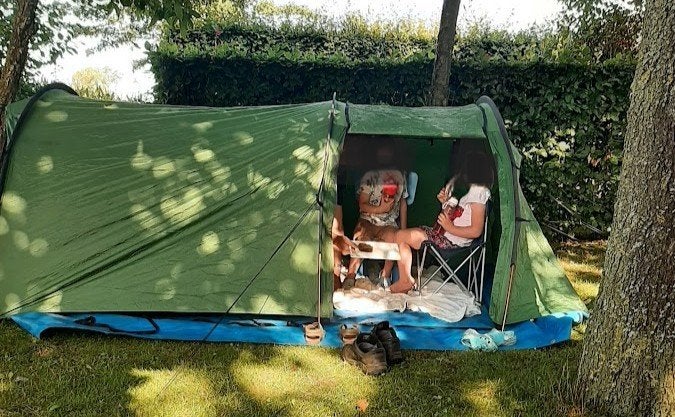 Te koop: tent, Ophalen, Zo goed als nieuw, Tot en met 2