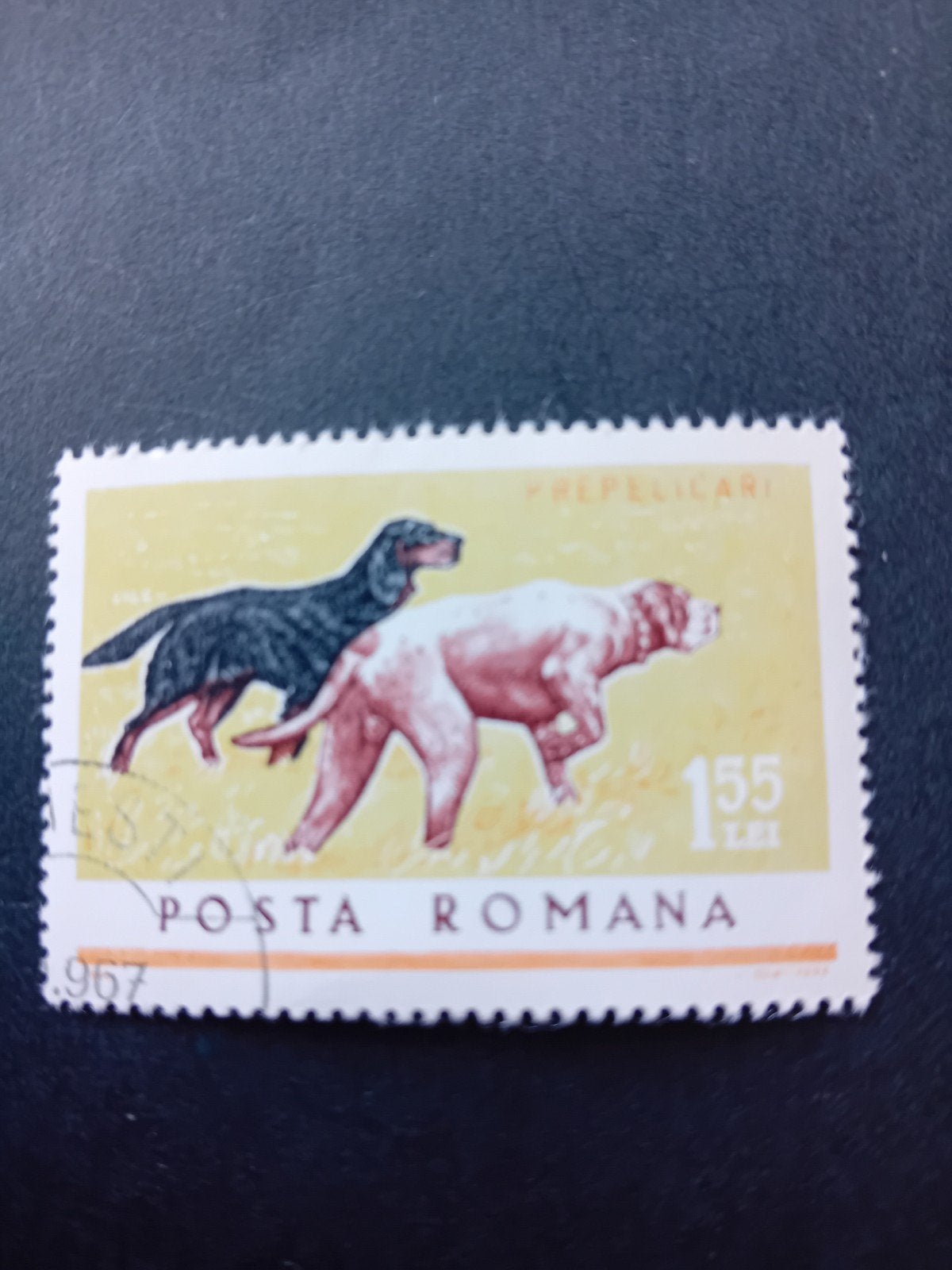 Roemeense postzegel 1967 - Honden (Posta Romana), Ophalen of Verzenden