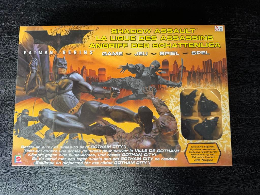 Mattel Batman Begins Shadow Assault Bordspel - Geseald, Drie of vier spelers, Ophalen of Verzenden, Nieuw