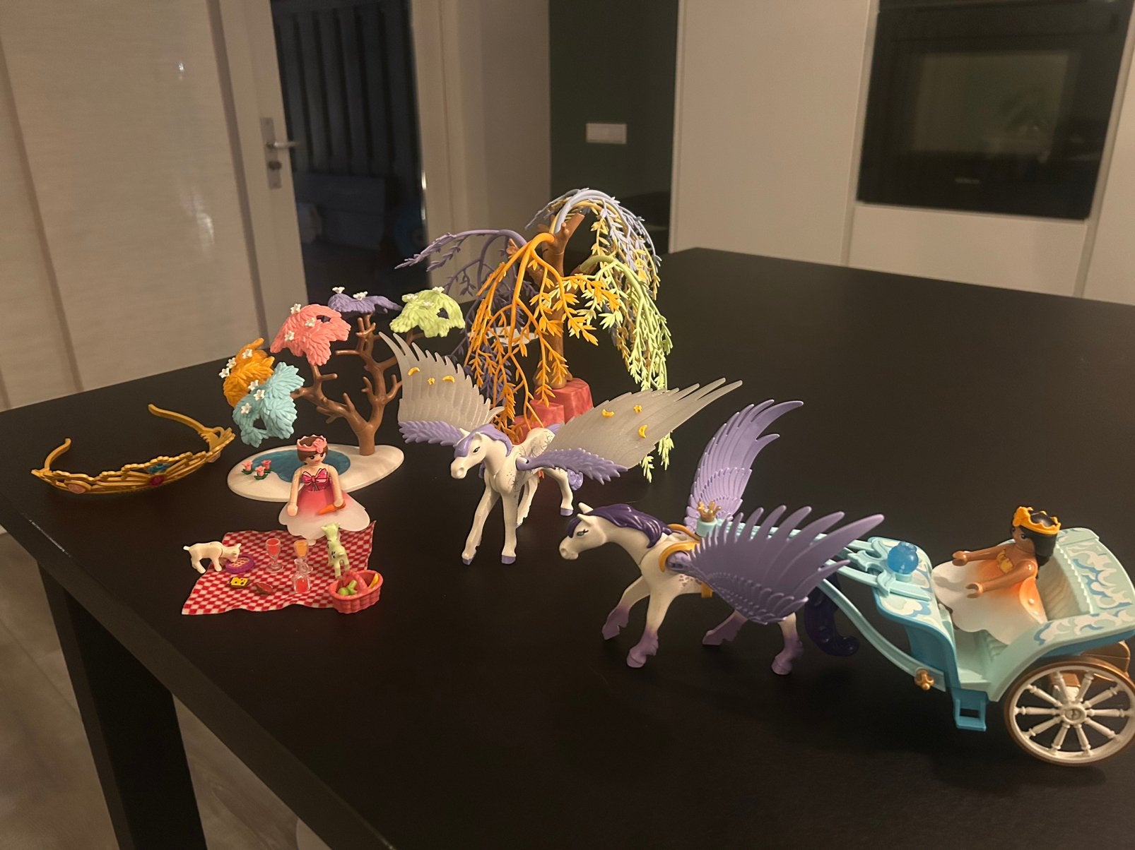 Playmobil pegasussen met prinsessen en koets, Ophalen, Complete set, Overige typen, Zo goed als nieuw