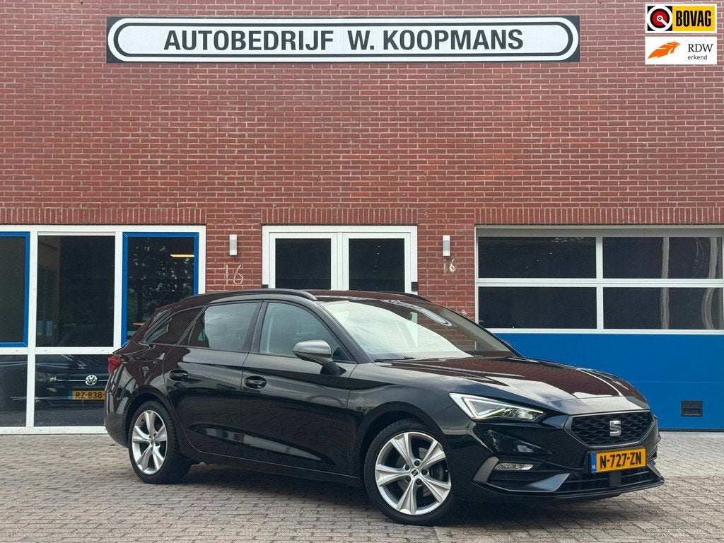 Seat Leon Sportstourer 1.5 TSI FR Business Intense|Carplay|N, Auto's, Seat, 4 cilinders, 150 pk, Leon, Leder en Stof