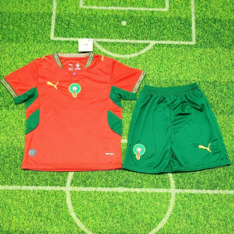 Marokko thuis shirt tenue kids 2026 | 98 t/m 164, Verzenden, Nieuw, Shirt