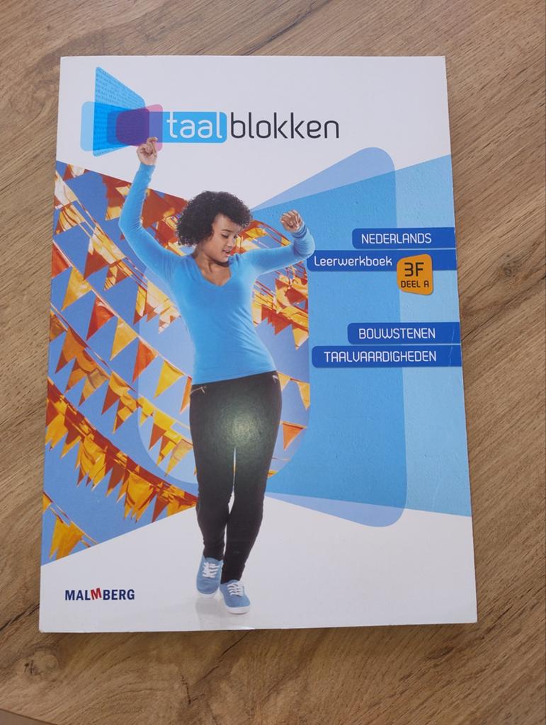 Taaalblokken Nederlands Leerwerkboek 3F Deel A, Boeken, Studieboeken en Cursussen, Ophalen of Verzenden, Zo goed als nieuw, MBO