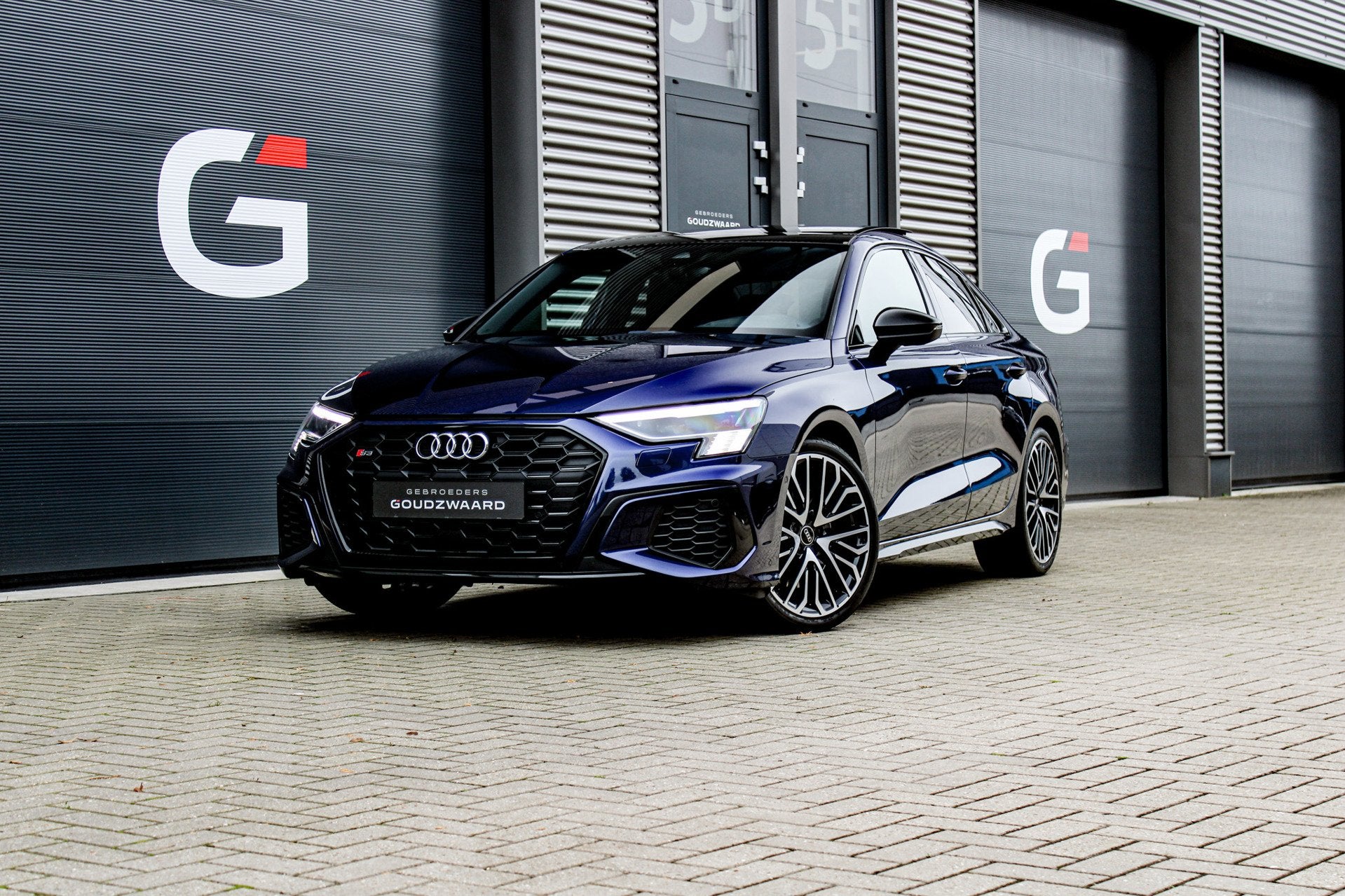 Audi S3 Limousine 2.0 TFSI quattro | Edition One | Pano | Ca, Auto's, S3, Gebruikt, 1984 cc, Blauw