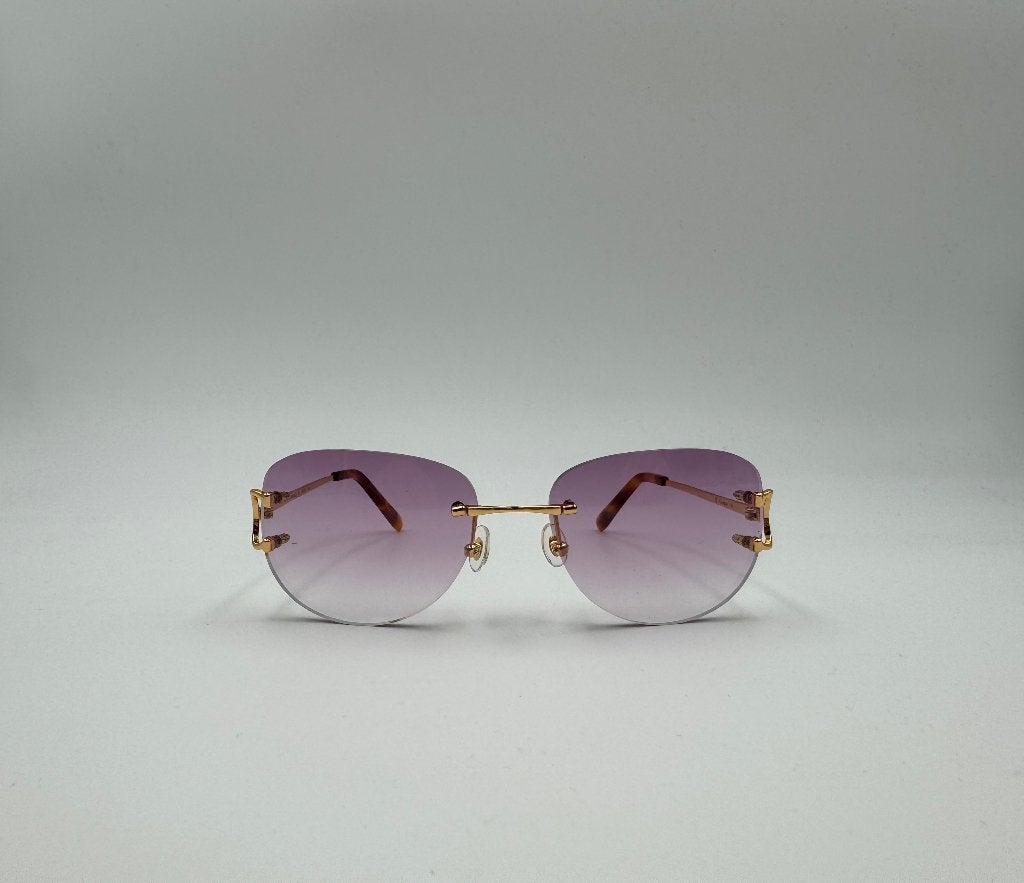 Cartier oval bril paars, Overige merken, Paars, Nieuw, Ophalen of Verzenden
