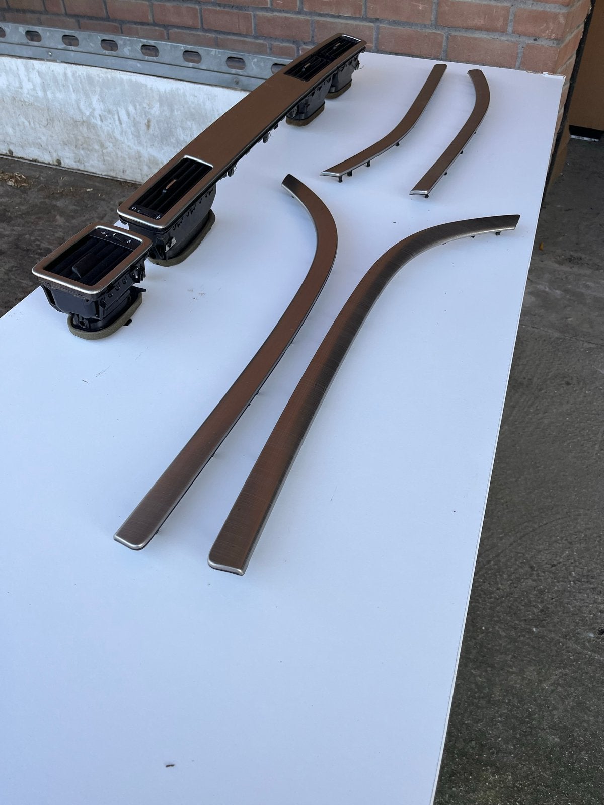Interieurlijsten Aluminium Volvo V70 / XC70 (2011-2016), Auto-onderdelen, Ophalen, Gebruikt, Volvo