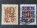 NEDERLAND | 1923 | NVPH 132-133 | Gestempeld, Postzegels en Munten, Postzegels | Nederland, Verzenden, T/m 1940, Gestempeld