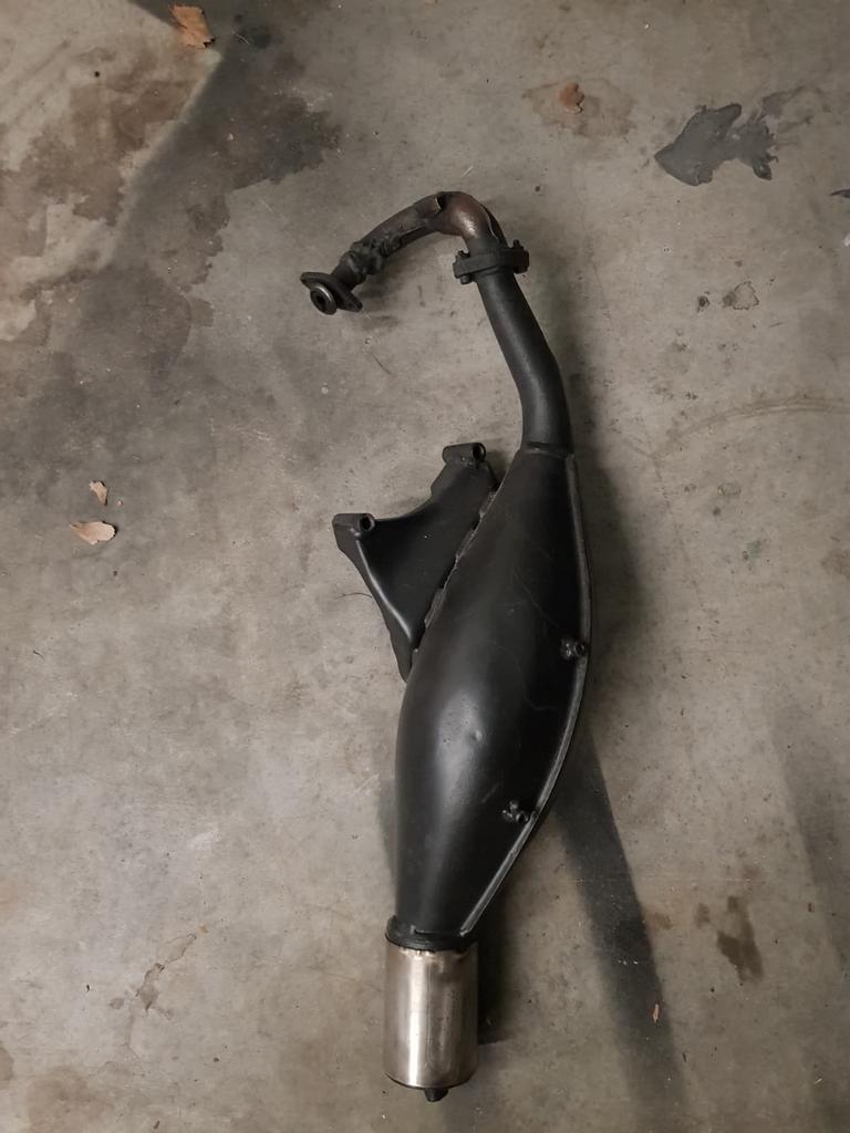 Piaggio zip sp 2takt uitlaat met prop ESM origineel, Motoren, Tuning en Styling, Ophalen of Verzenden