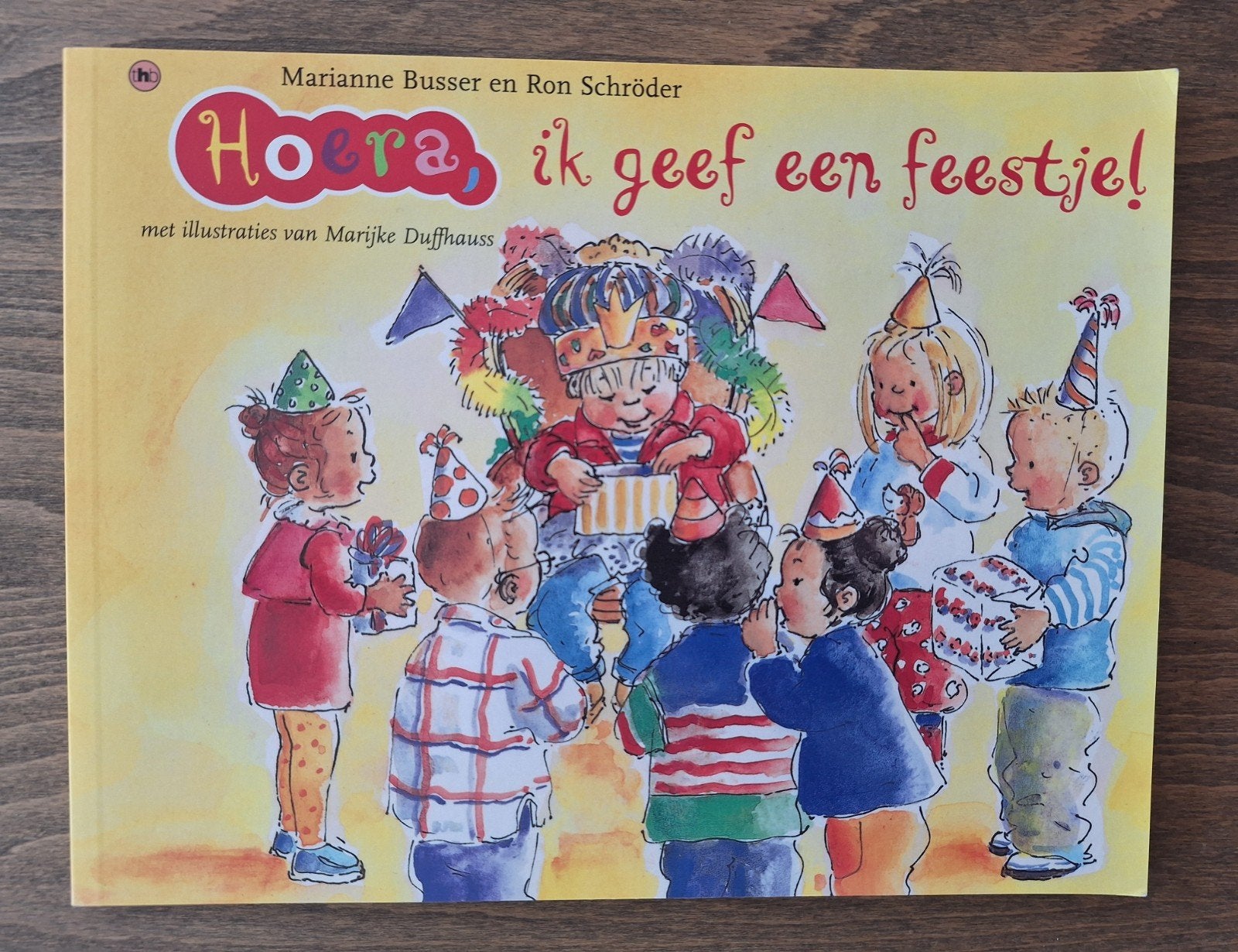 Boek: Hoera, ik geef een feestje! M. Busser en R. Schröder, Ophalen of Verzenden, Nieuw, Marianne Busser; Ron Schröder, Fictie algemeen