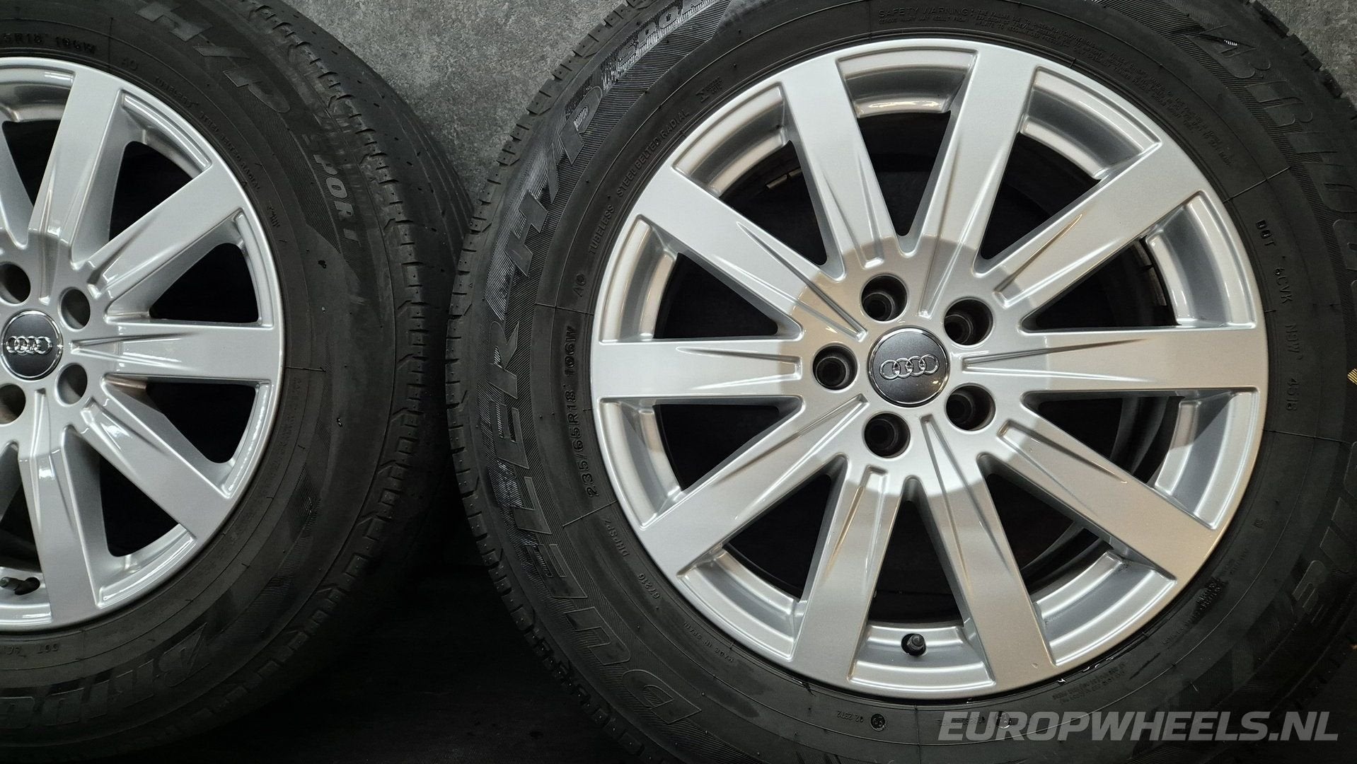 18 inch Audi Q7 4M velgen Bridgestone zomerbanden, 18 inch, Gebruikt, -, -
