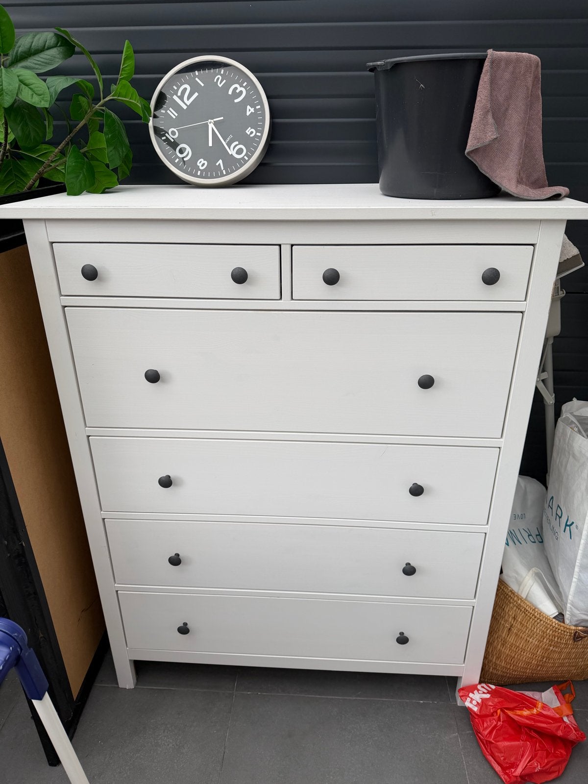 IKEA Hemnes ladekast met 6 lades - Zo goed als nieuw, Ophalen, 50 tot 100 cm, Zo goed als nieuw, Met lade(s)