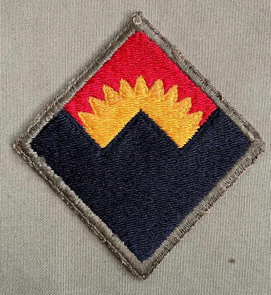 US WW2 Shoulder Patch - Western AA Defense Sector, Ophalen of Verzenden, Landmacht, Amerika, Embleem of Badge