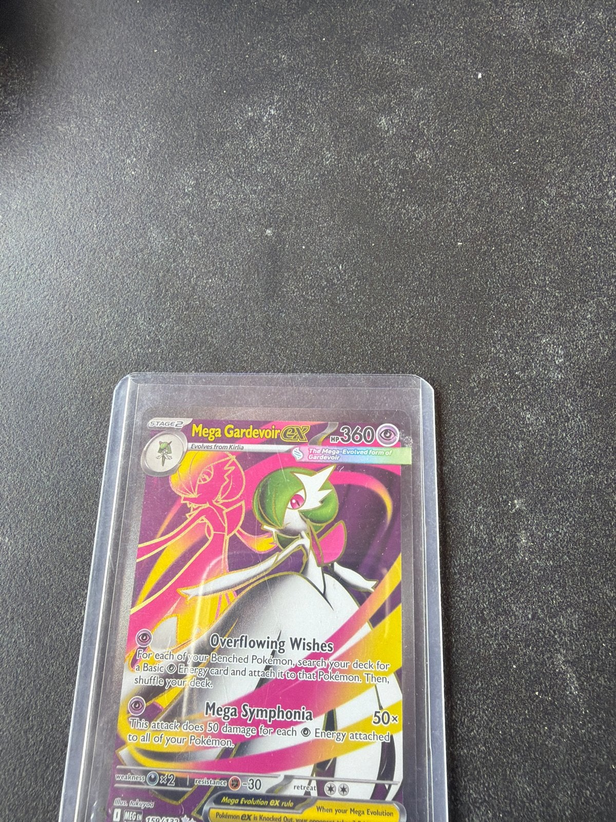 Mega Gardevoir EX Pokémon Kaart - Full Art, Ophalen, Zo goed als nieuw, Losse kaart