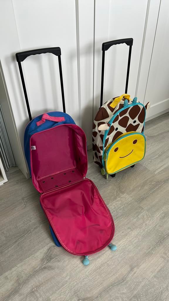 Skip-hop trek / reis koffertjes, Ophalen, Zo goed als nieuw, 30 cm of meer, Minder dan 35 cm