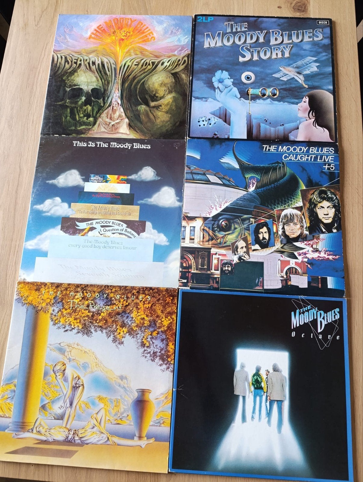 17 LP'S  moody bleus, Ophalen of Verzenden