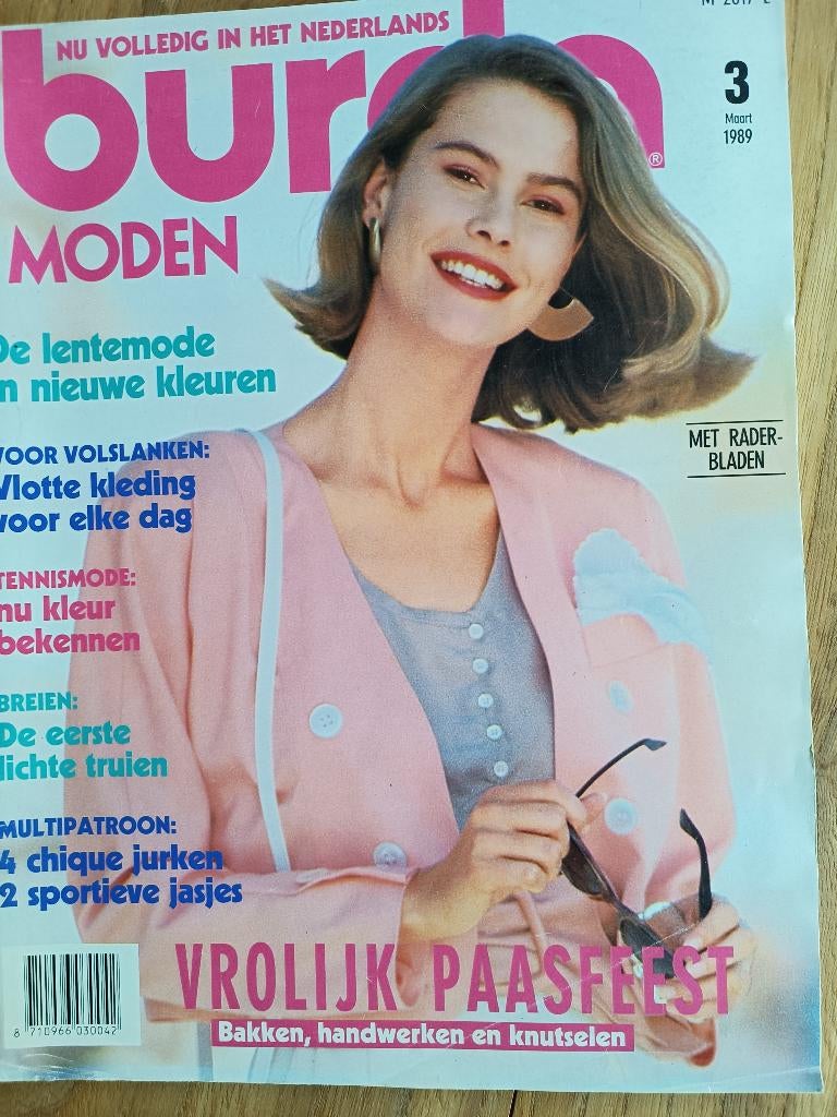 Burda maart 1989, Ophalen of Verzenden, Zo goed als nieuw, Vrouw, Burda