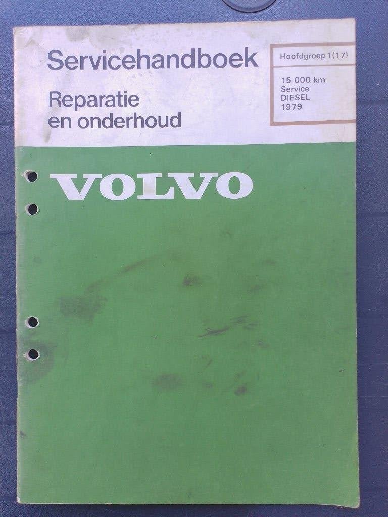 Volvo 240 260 dealer werkplaatsboek D20 D24 diesel onderhoud, Ophalen of Verzenden, Gelezen, Volvo