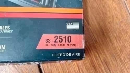 Luchtfilter 33-2510, Ophalen of Verzenden, Nieuw, Ford