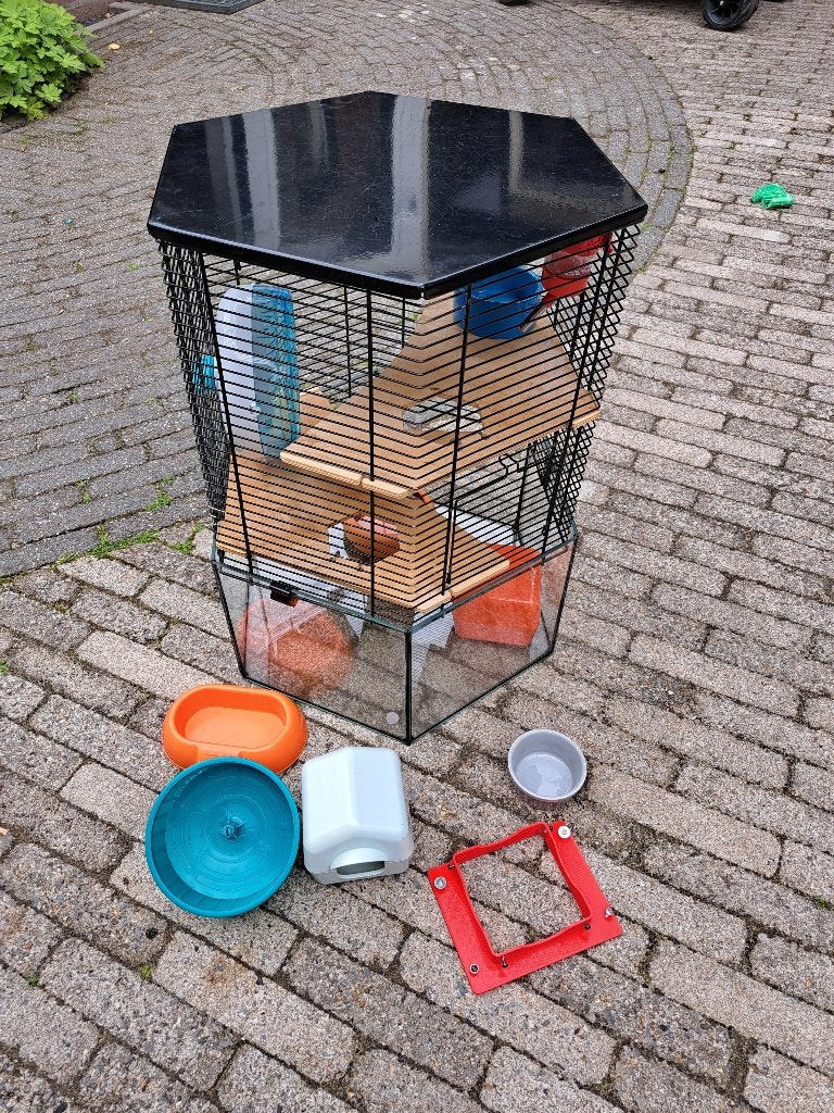 Interzoo Hamsterkooi Vision Hexo Xl, Kooi, Gebruikt, Minder dan 75 cm, Hamster