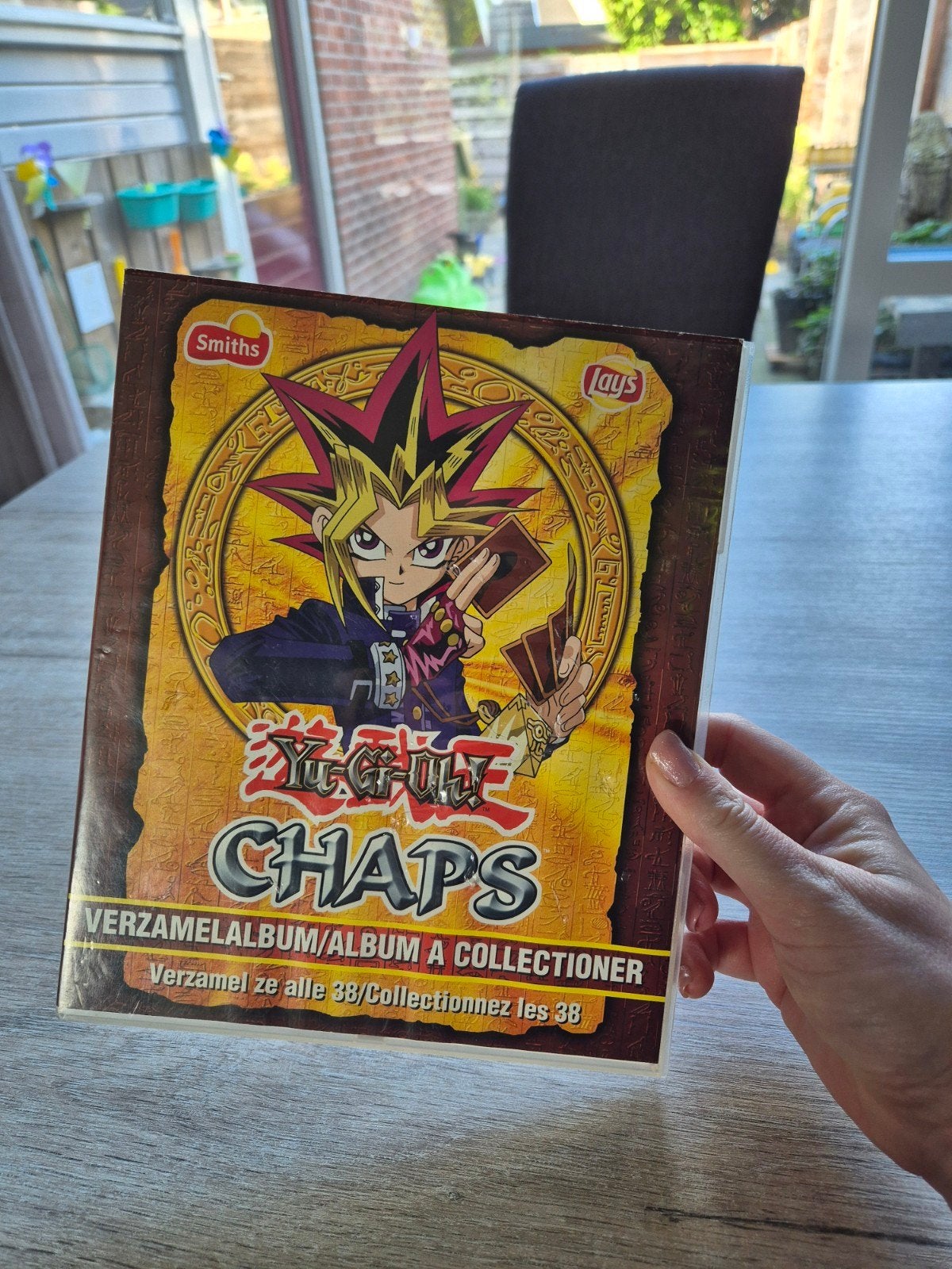 map 3 - Yu-Gi-Oh! CHAPS verzamelalbum – 13/38 Chaps, Hobby en Vrije tijd, Ophalen of Verzenden, Gebruikt