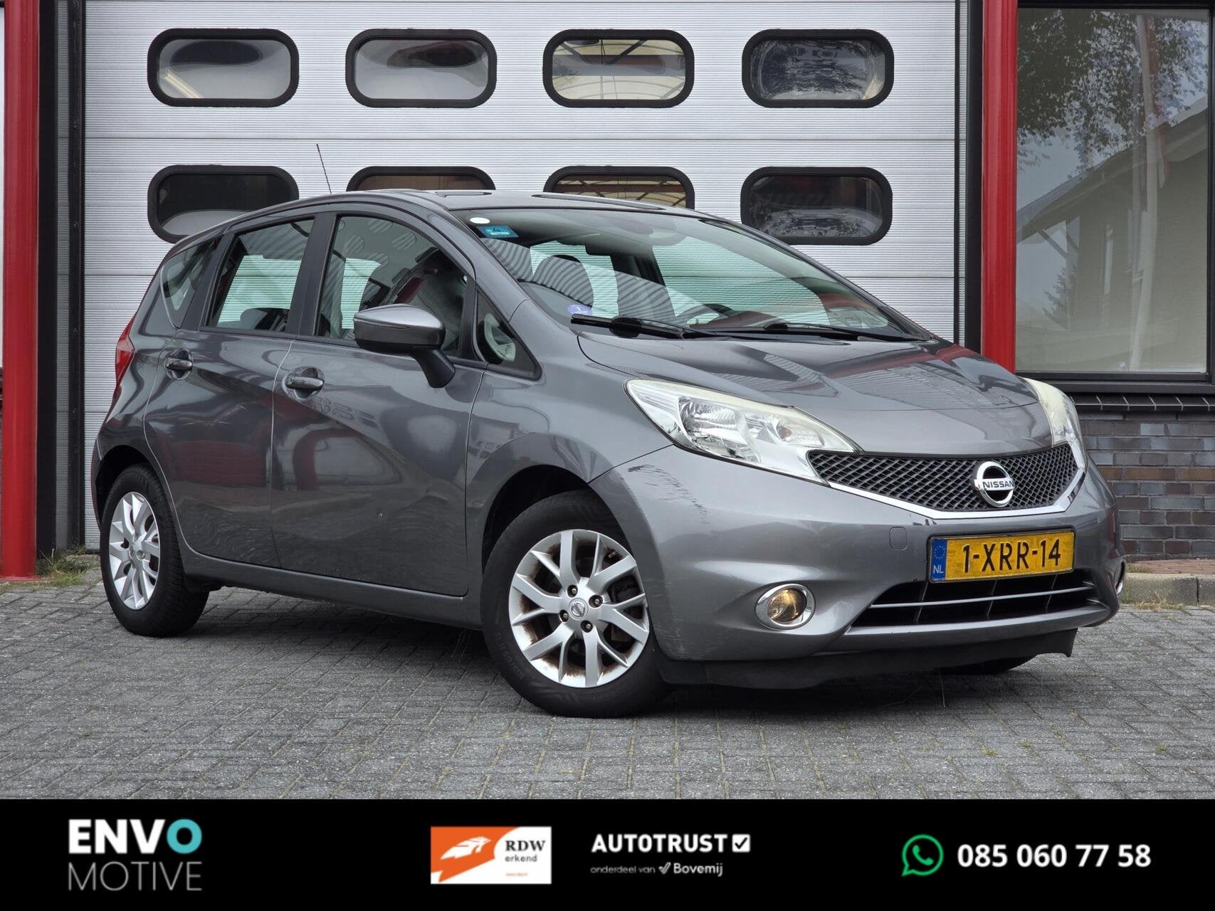 Nissan Note 1.2 Acenta Clima/Cruise/Navi/Keyless/Trekhaak, Euro 5, Start-stop-systeem, 1198 cc, 49 €/maand