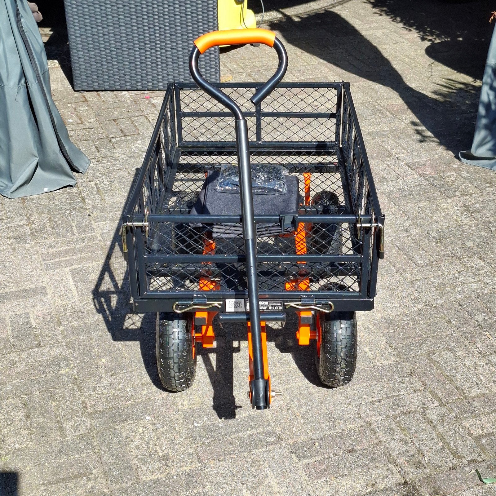 Tuinkar 60 x 140 cm met kiepbak, Ophalen of Verzenden, Nieuw