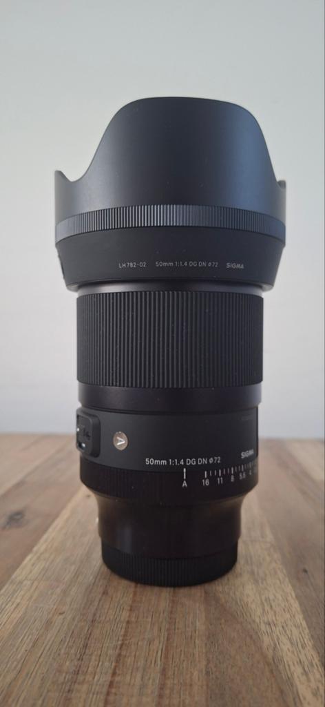 Sigma 50mm F1.4 DG DN Art Lens voor Sony E-mount, Ophalen of Verzenden, Zo goed als nieuw, Standaardlens