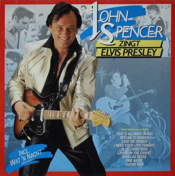 Ruil of koop John Spencer Zingt Elvis Presley (LP 1985), LP, Ophalen of Verzenden, Zo goed als nieuw, 12 inch