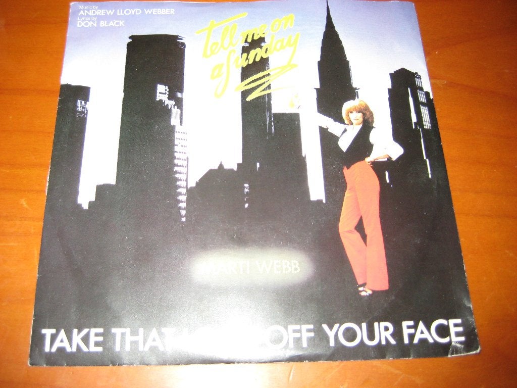 Marti Webb: Take that look off your face, Ophalen of Verzenden, Zo goed als nieuw, Pop, Single