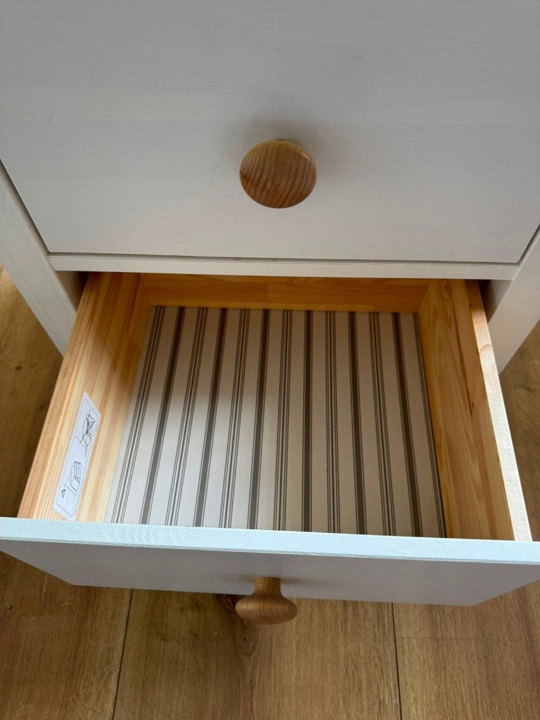 IKEA Hemnes nachtkastje, wit, Ophalen, Gebruikt, Minder dan 45 cm, 55 tot 70 cm