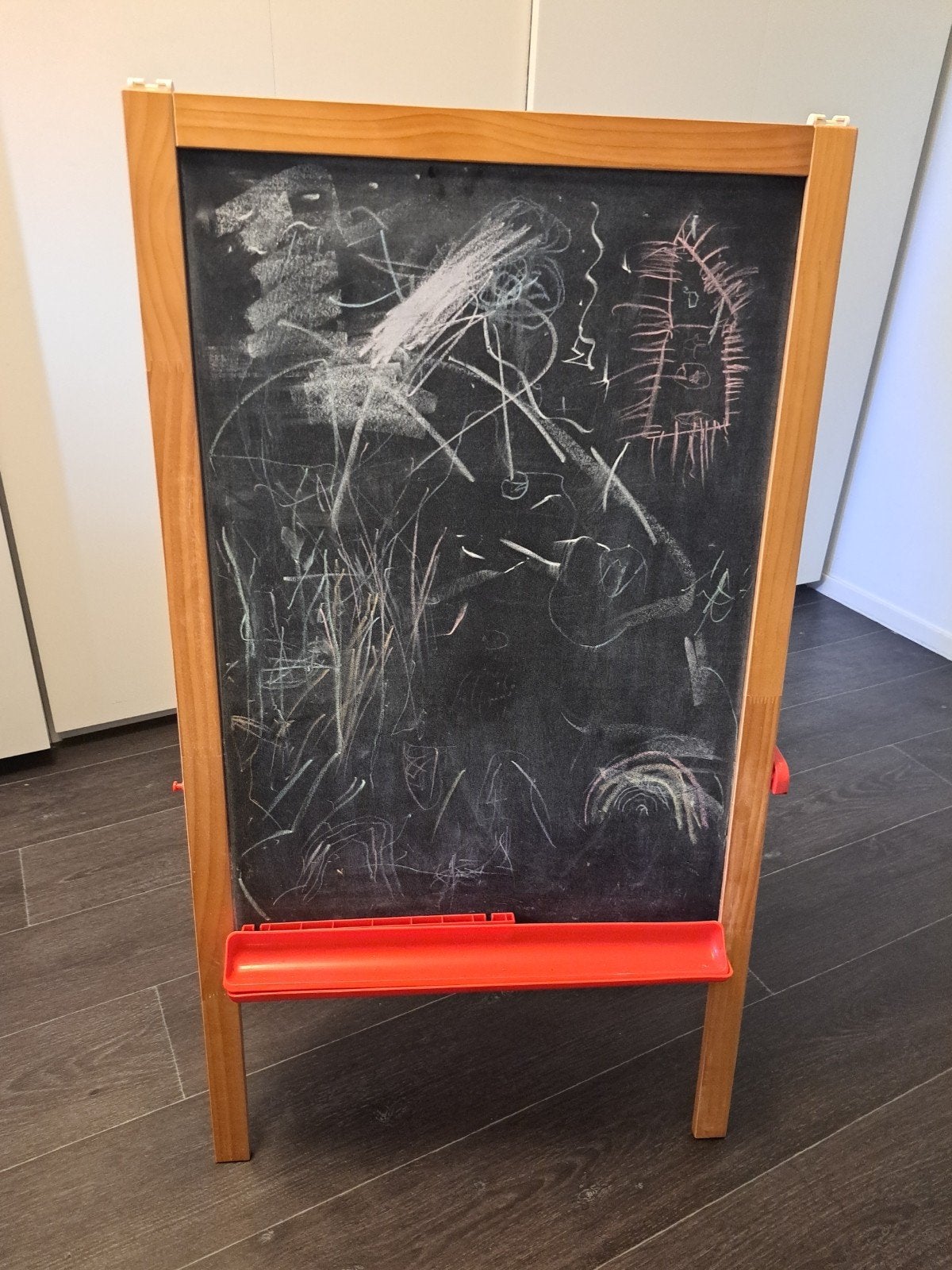 krijtbord, Ophalen, Krijtbord