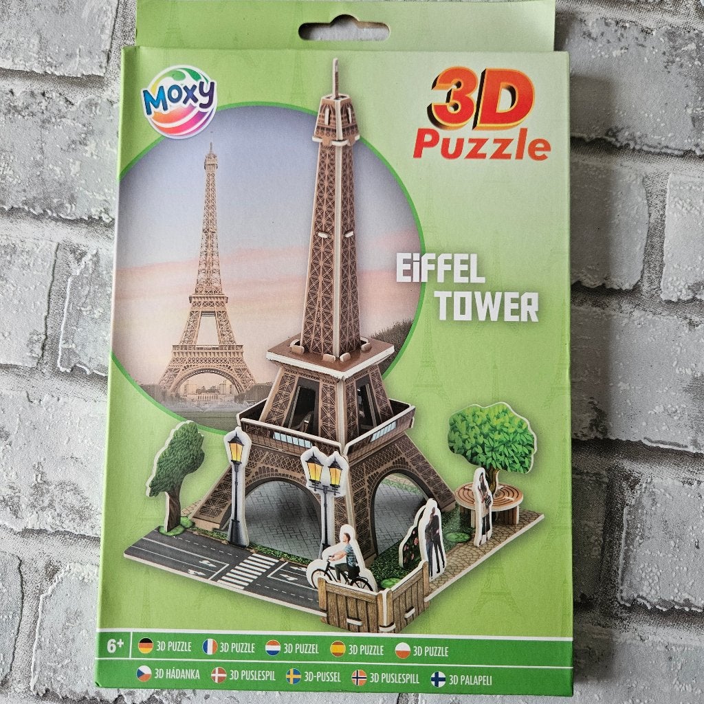3D foam puzzel Eiffeltoren 28 stukjes cadeau idee