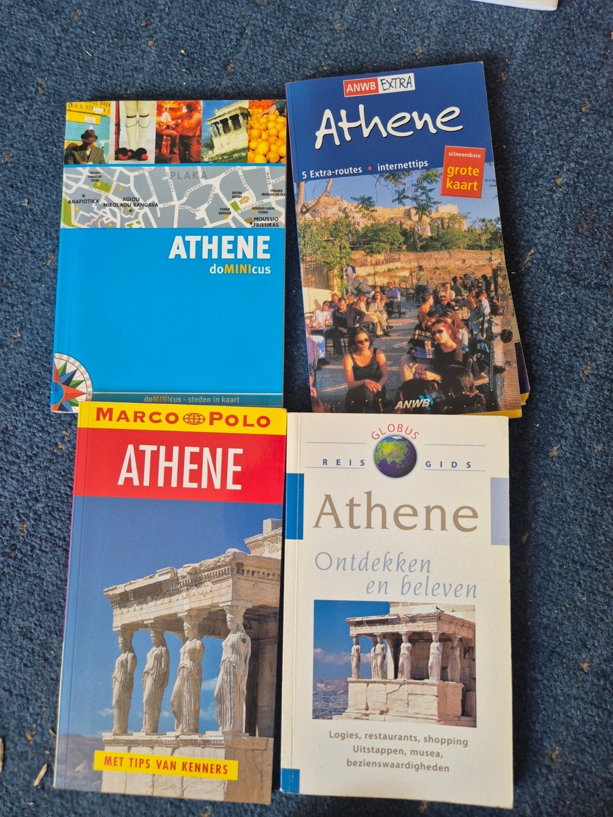 Reisgidsen Athene (4 stuks): ANWB, Marco Polo, Globus, Boeken, Reisgidsen, Gelezen, Reisgids of -boek, Europa, ANWB, Ophalen of Verzenden