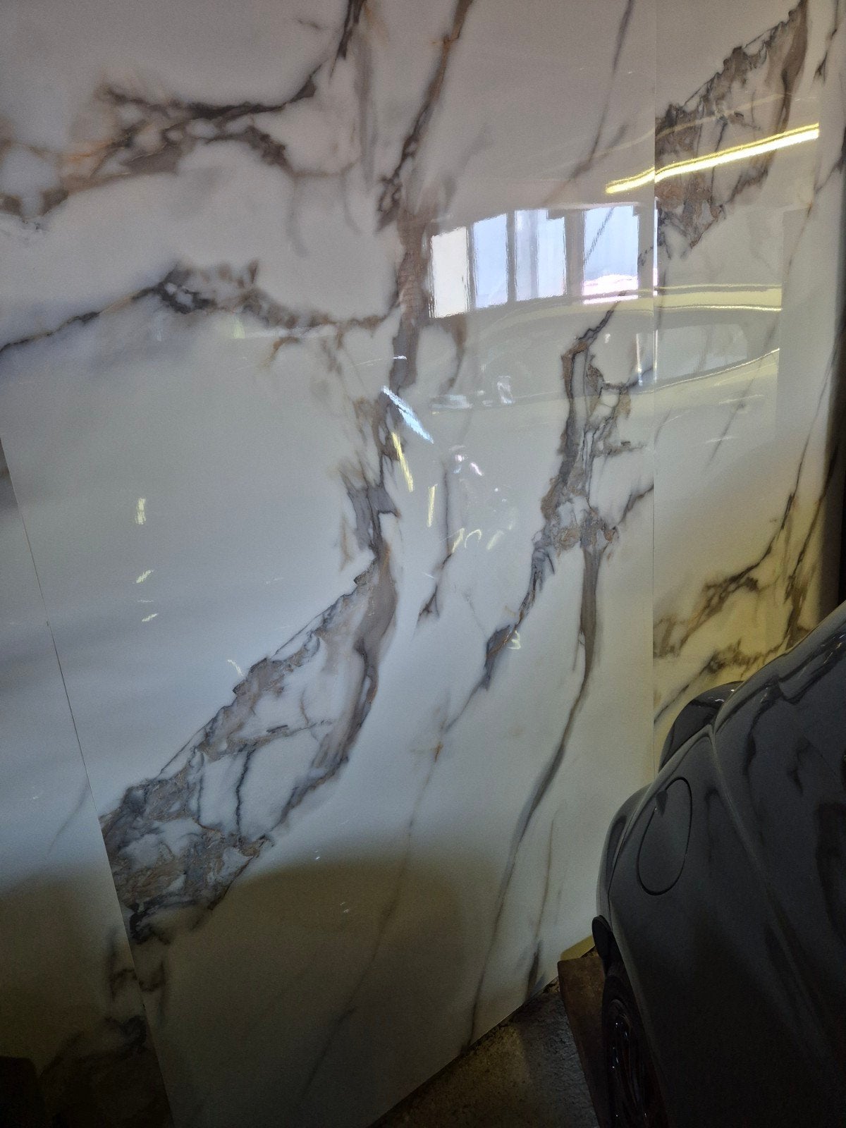 Wandpanelen PVC Calcatta Royale (marmerlook) wit en zwart!, Ophalen of Verzenden, Nieuw, Overige typen