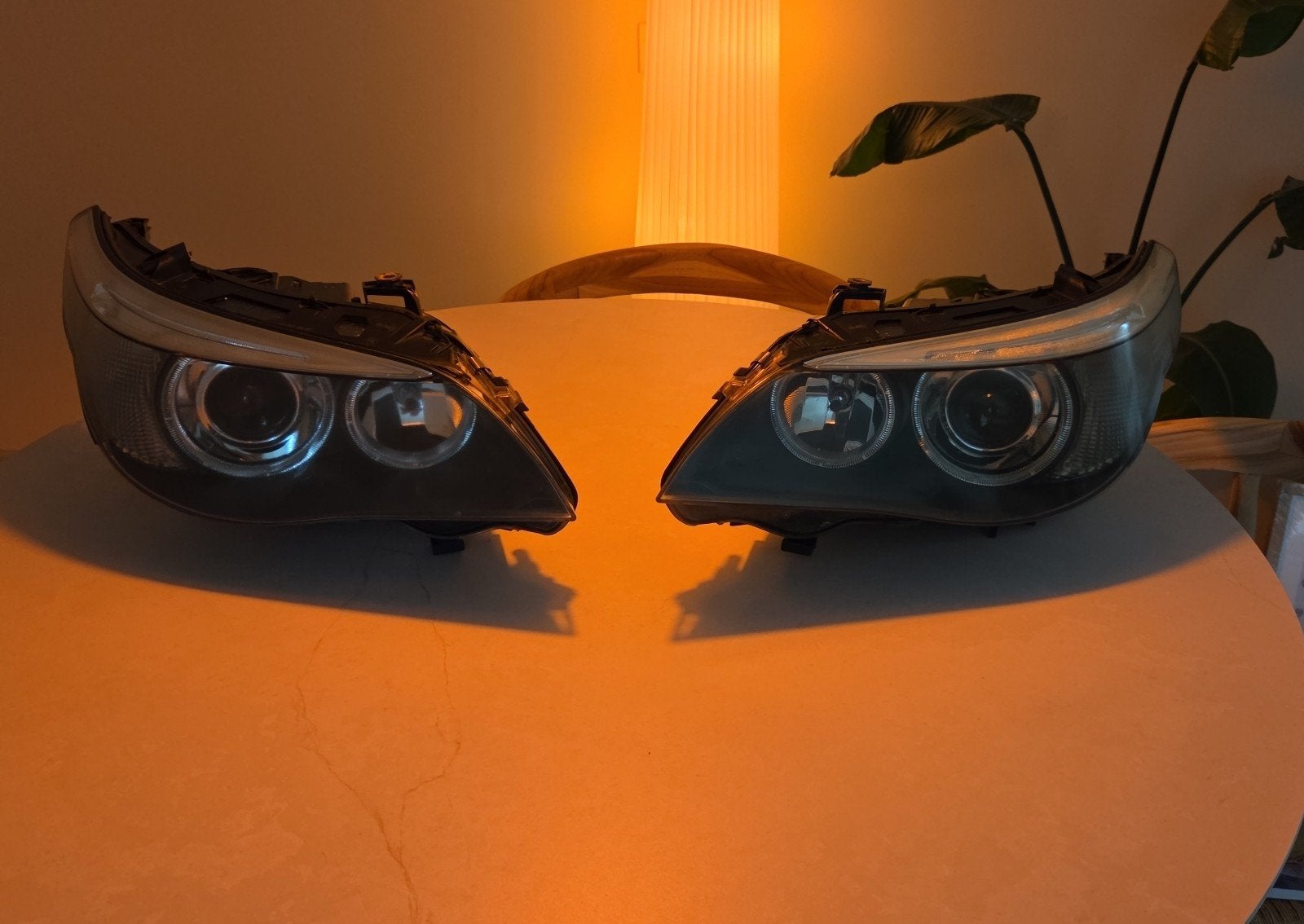 BMW (Originele) E60 E61 Koplampen Xenon Adaptive, Auto-onderdelen, Ophalen, Gebruikt, BMW