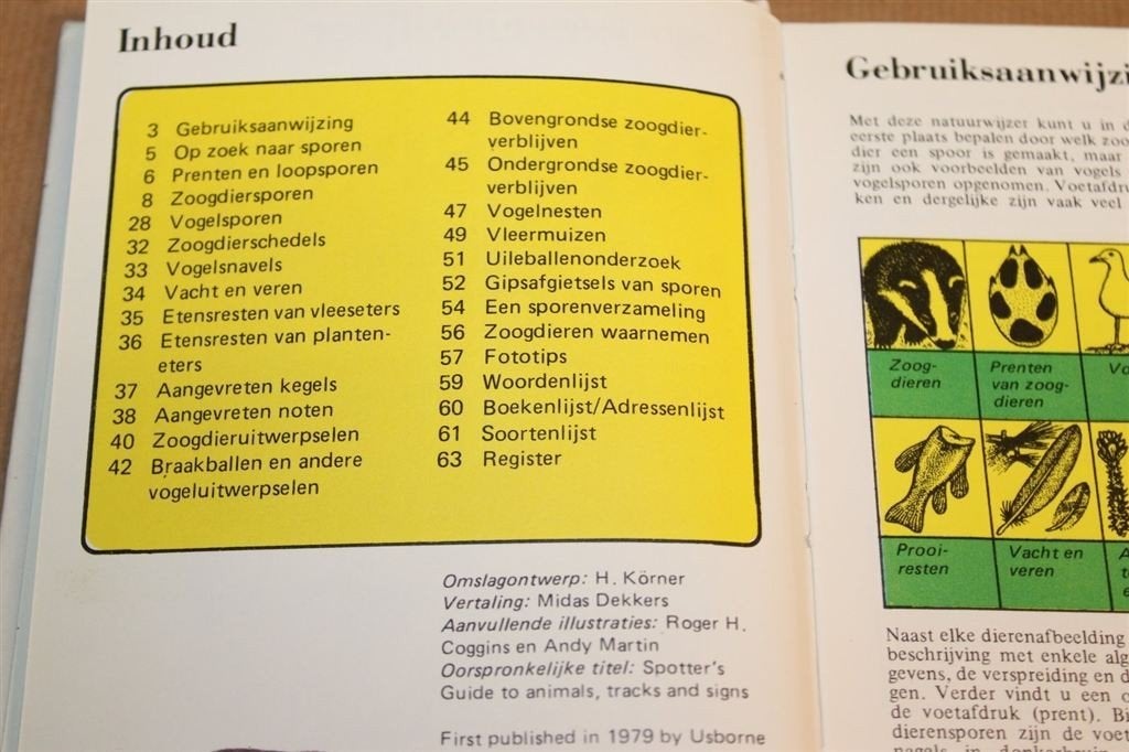 Diersporen — Veldgids Vintage 1979, Ophalen of Verzenden, Gelezen, Katten