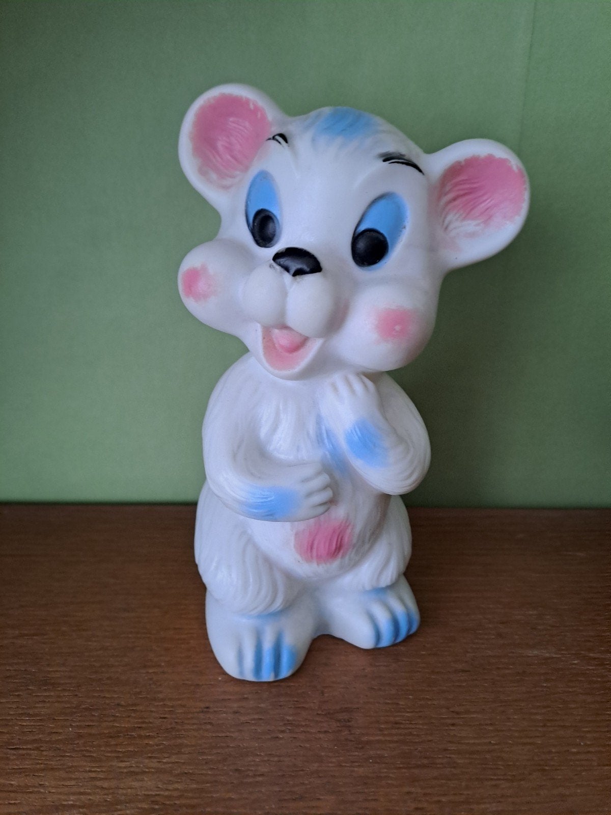 Vintage rubberen piepbeestje, Ophalen of Verzenden, Jongen of Meisje