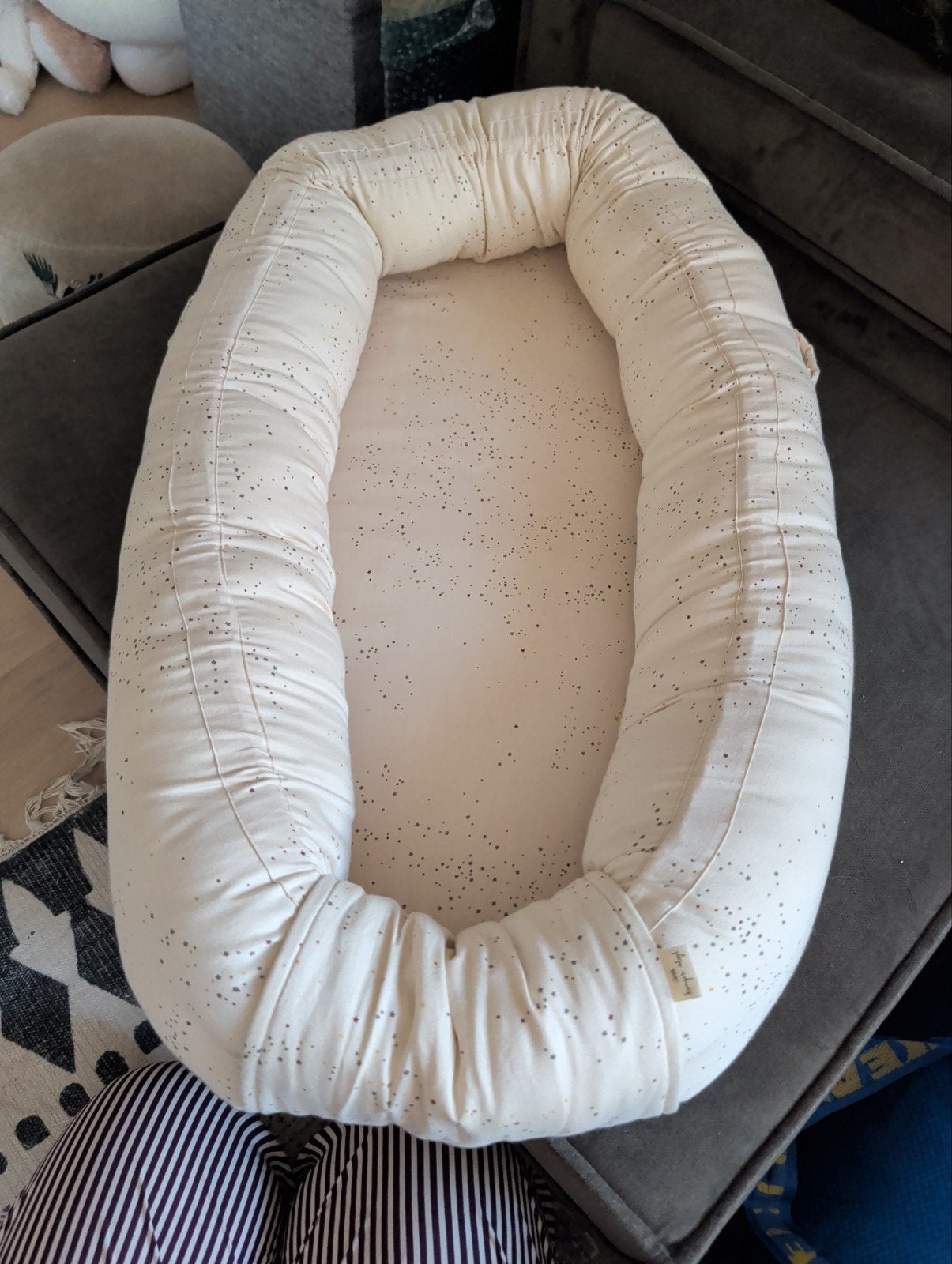 Konges Sløjd babynest met sterrenprint, Ophalen, Zo goed als nieuw