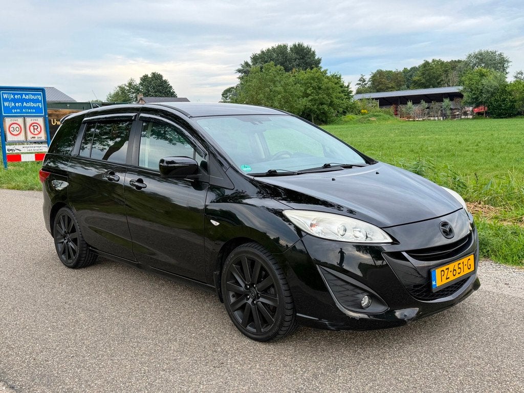 Mazda 5 1.8 TS+ APK 11-2026 Airco Nette staat, Auto's, Euro 5, Stof, Gebruikt, Zwart
