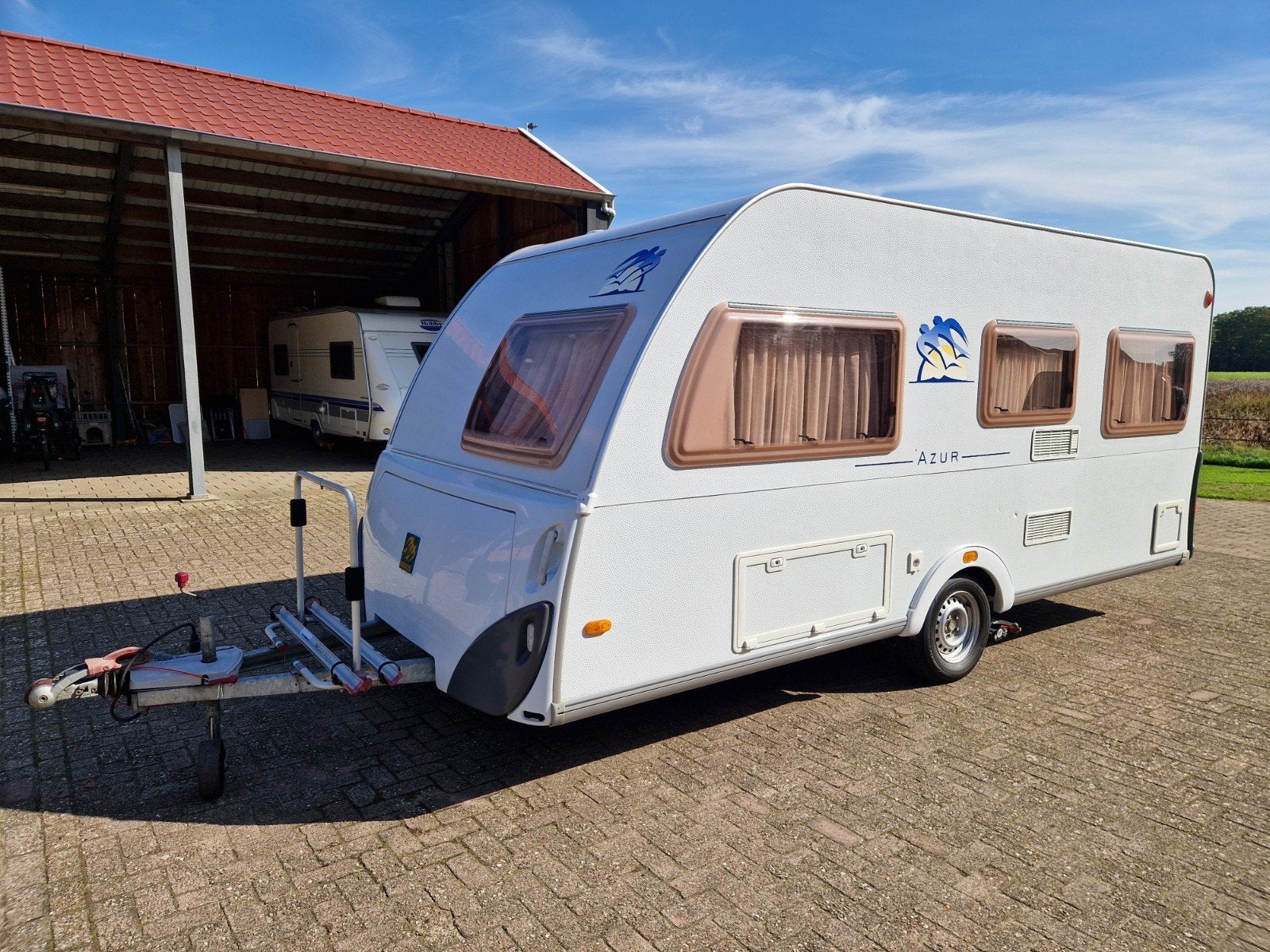 Knaus Azur 450FU compleet met veel opties, Rondzit, Frans bed, Particulier, 4 tot 5 meter