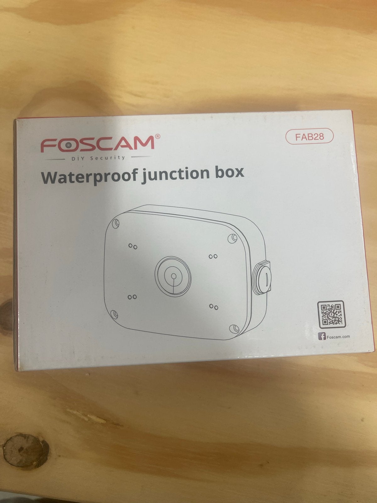 Foscam FAB28H-W Waterdichte Lasdoos voor Camera Montage, Ophalen of Verzenden, Nieuw, Overige merken, Overige typen