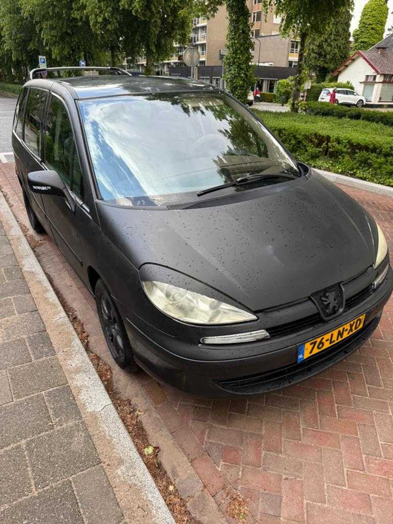 Peugeot 807 2.2 16V ST Pullman 2003 Grijs, Auto's, Voorwielaandrijving, Euro 5, 4 cilinders, 7 stoelen