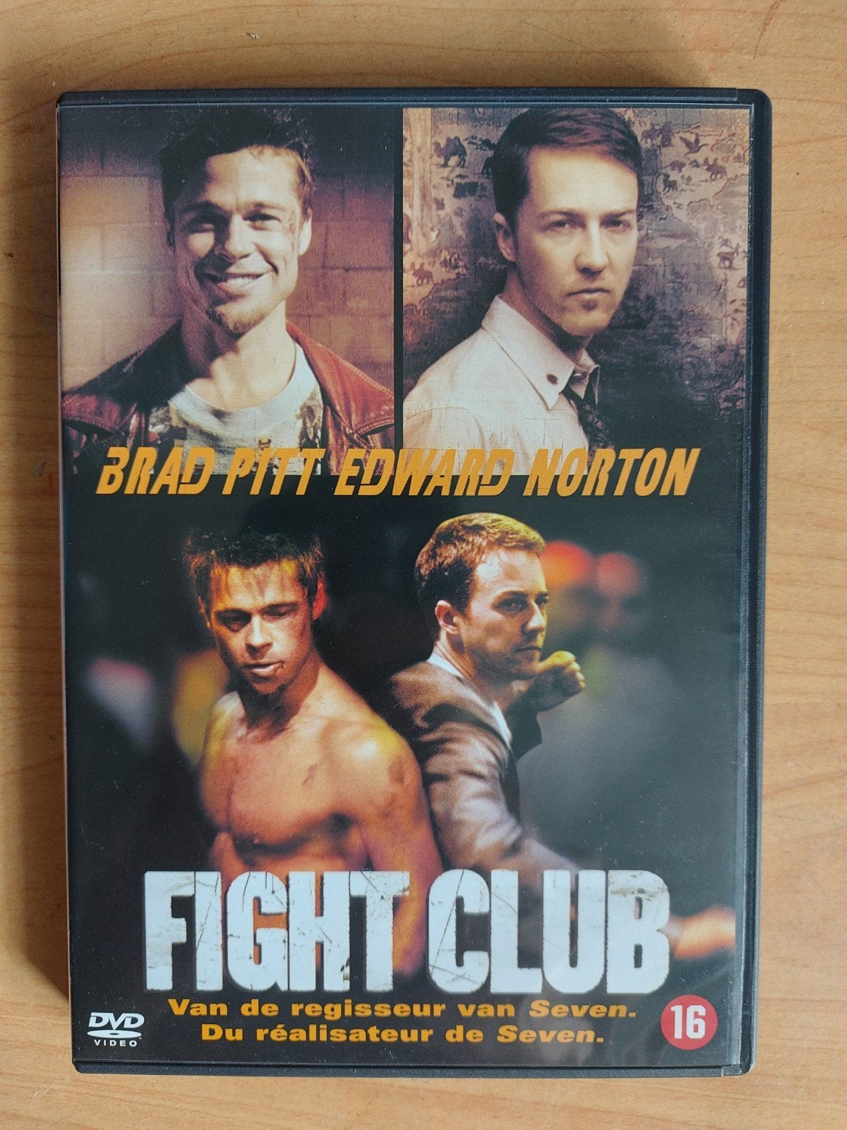 Fight Club - Edward Norton Brad Pitt, Alle leeftijden, Ophalen of Verzenden, Zo goed als nieuw