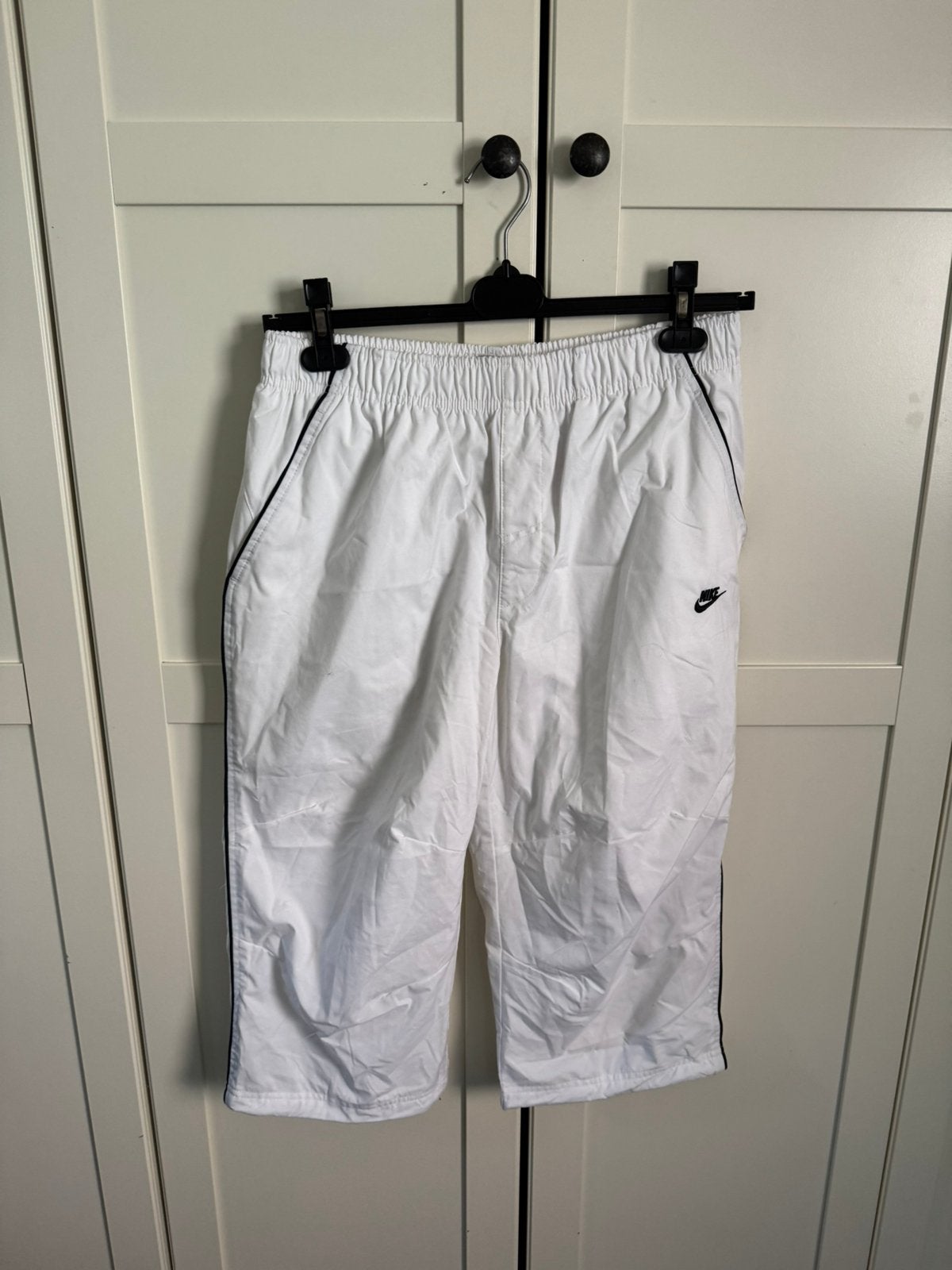 Nike capri sportbroek maat M wit Y2K, Ophalen of Verzenden, Zo goed als nieuw, Wit
