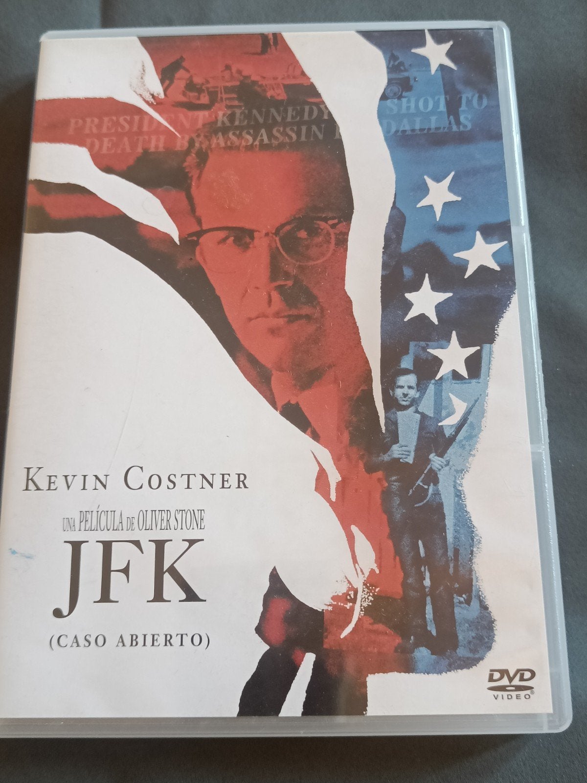 JFK (Director's Cut) - Oliver Stone - Kevin Costner DVD, Cd's en Dvd's, Gebruikt, Ophalen of Verzenden, Inclusief doosje, Spaans